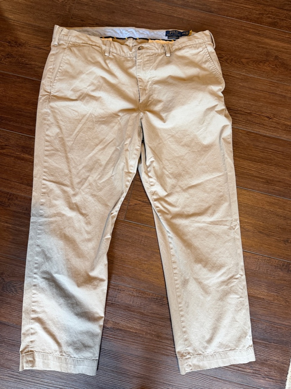 POLO RALPH LAUREN Classic Fit Men's Khaki Chino Pants 38 x 30